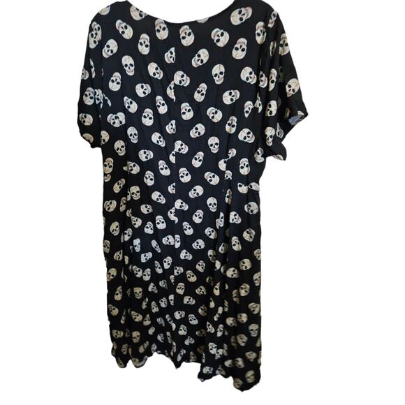 NWT Torrid Skull Print Black Dress - Picture 5 of 9